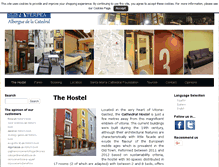Tablet Screenshot of alberguecatedral.com